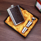 Whiskey Heupfles Set - Roestvrij Staal met Trechter en 2 Shot Glazen 240ml